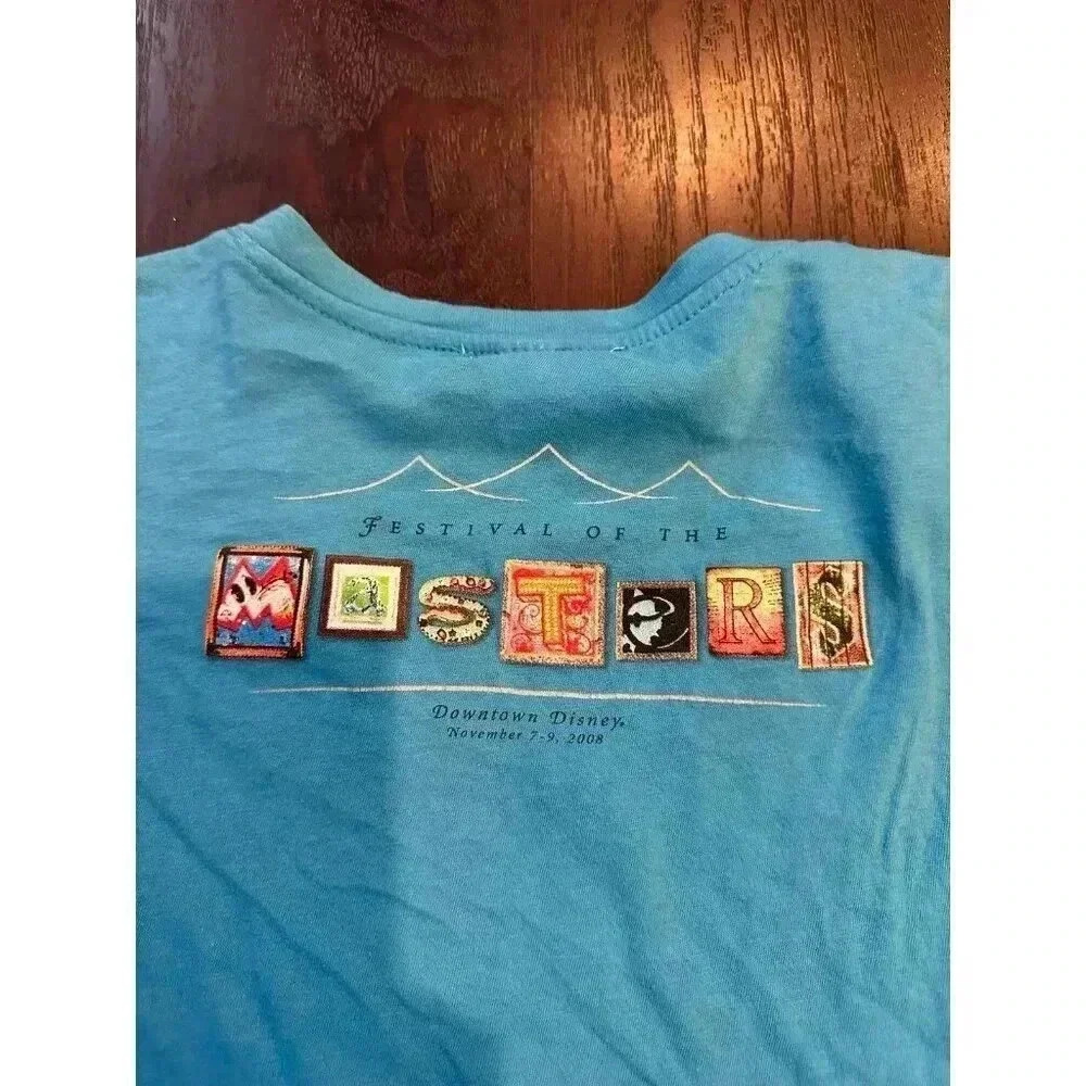 Vintage Walt Disney World Festival of the Masters T-Shirt Downtown Disney b42
